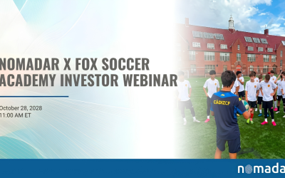 Nomadar y la dirección de Fox Soccer Academy organizarán un webinar para inversores